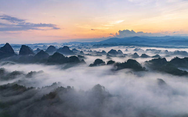 通道万佛山 云海 生态