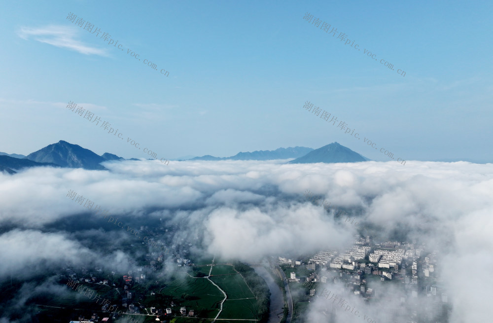 湖南桂东 云海 新村 青山 新居 罗霄山脉
