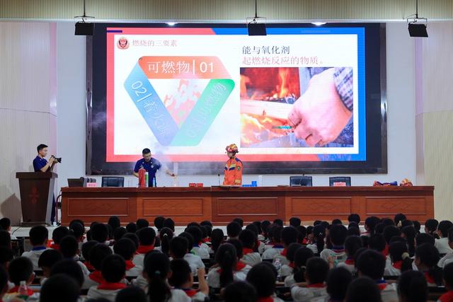 消防 安全 进校园 实验 自防自救技能 学生 体验 互动 
