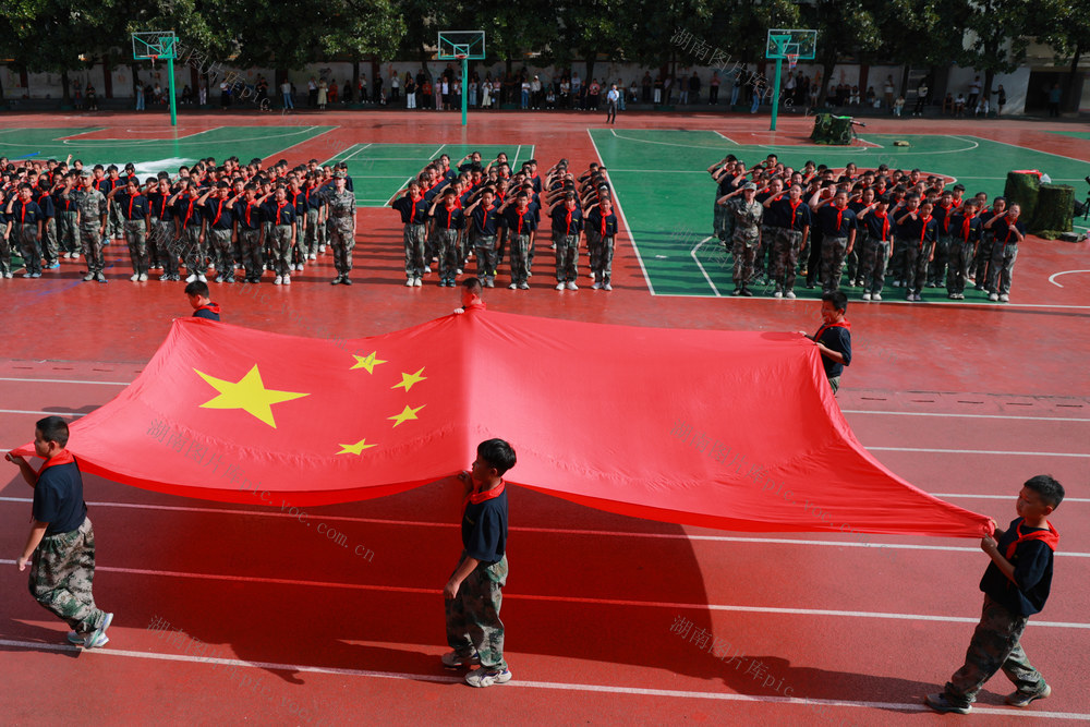国防教育 队列 军事 军体拳