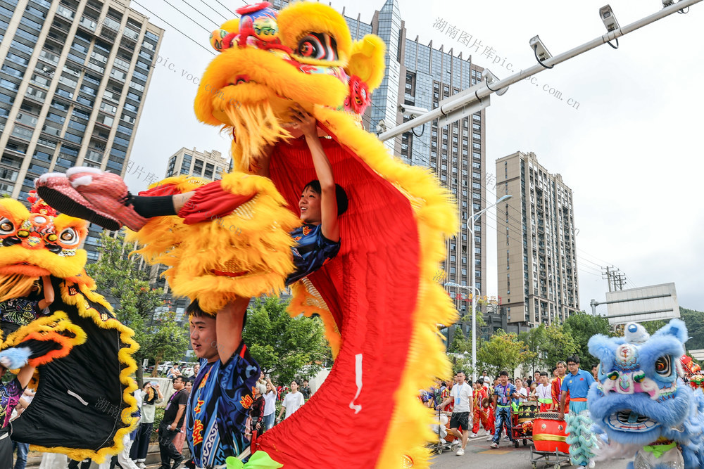 舞龙舞狮展新貌