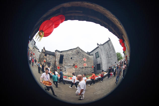 宜章县--古村晒秋