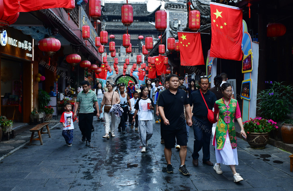 国庆 文化  民俗 游客 多彩