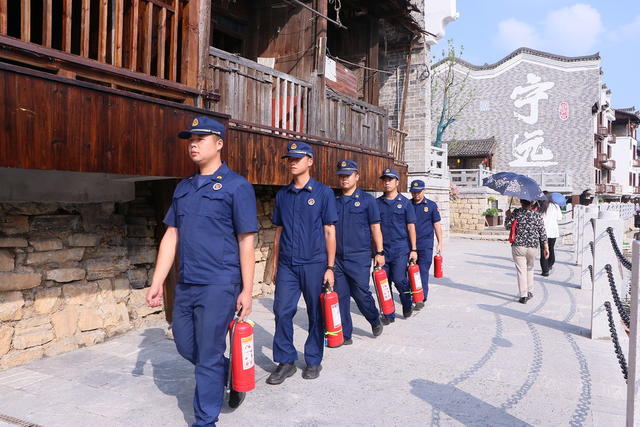 文庙古街 消防员 宁远消防