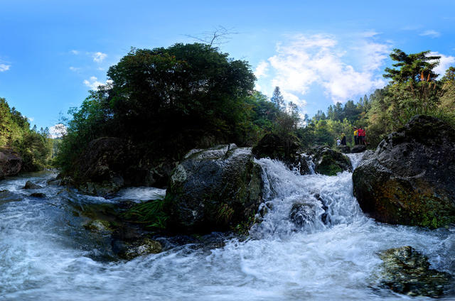 湖南桂东 牛郎溪 天开画卷 清流 生态美景