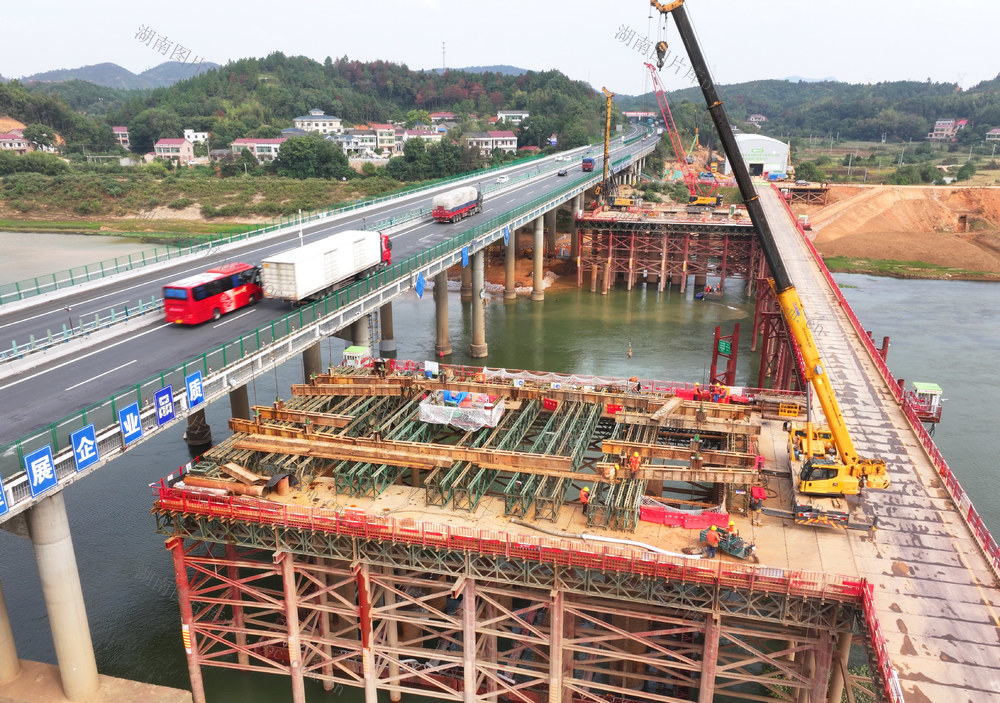 洣水特大桥 G4 京港澳高速 株洲至耒阳段扩容工程