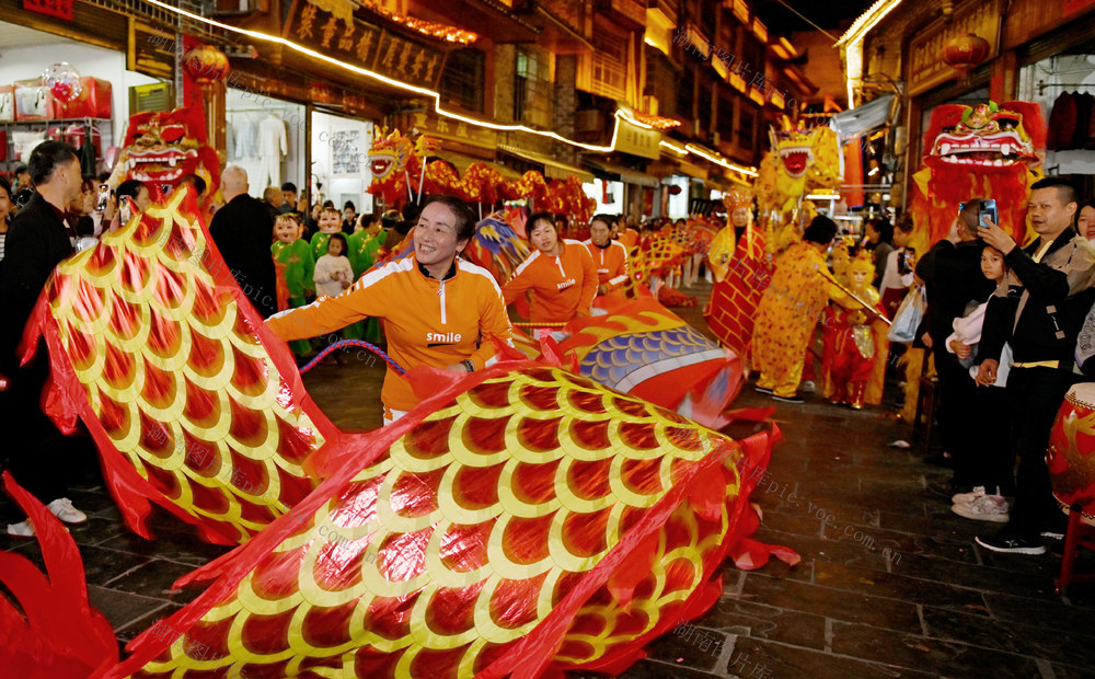 非遗文化 文化  舞龙 非遗展演   民间艺人  传统文化 巡游 体验 群众文化  傩舞 彩带龙