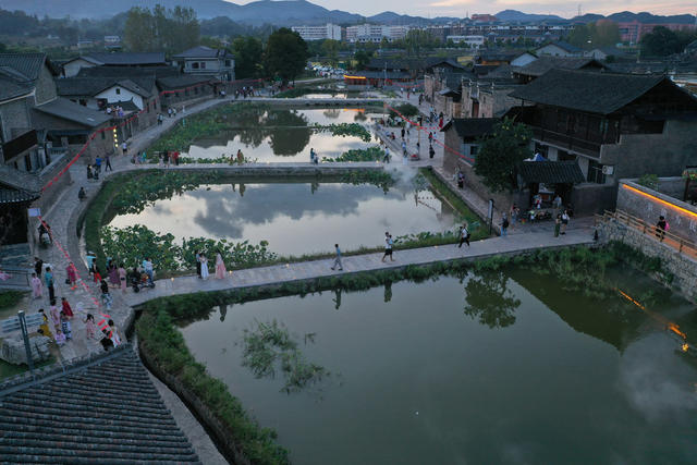 荆坪古村 国庆 