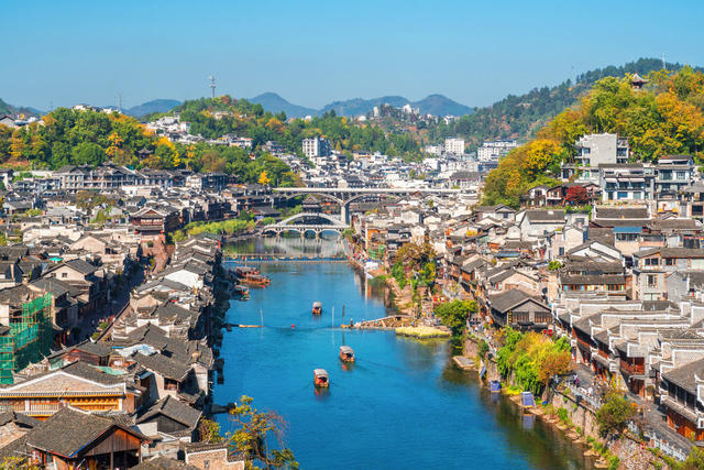 初冬时节    凤凰古城   美如画卷