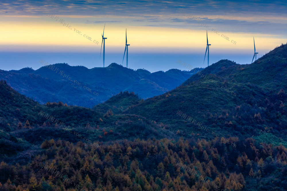 湖南，龙山，清洁，能源，风力，发电，乡村振兴
