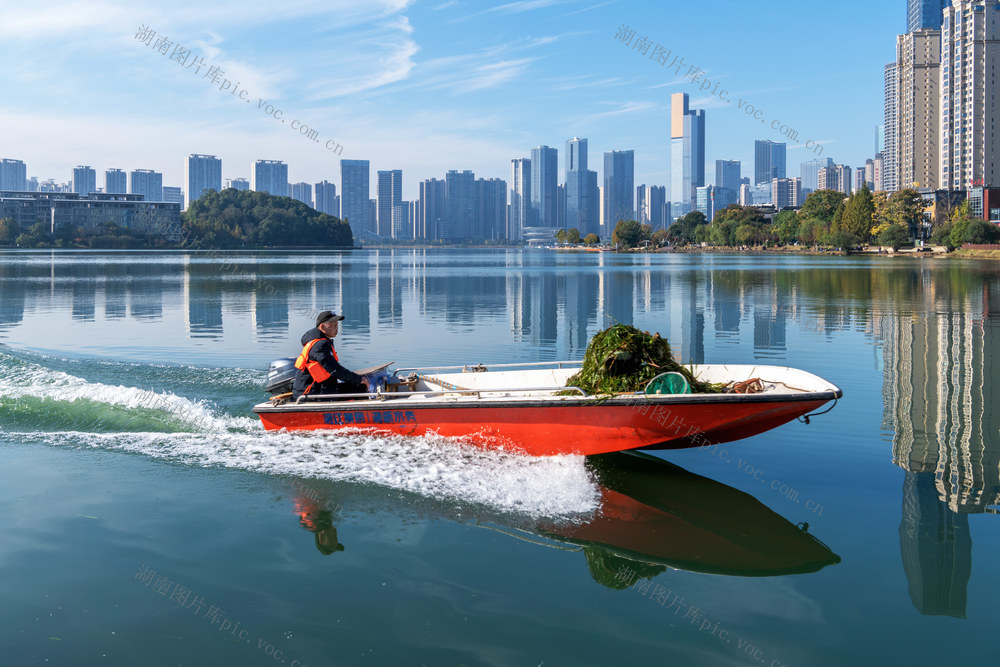 城市管理  梅溪湖  保洁