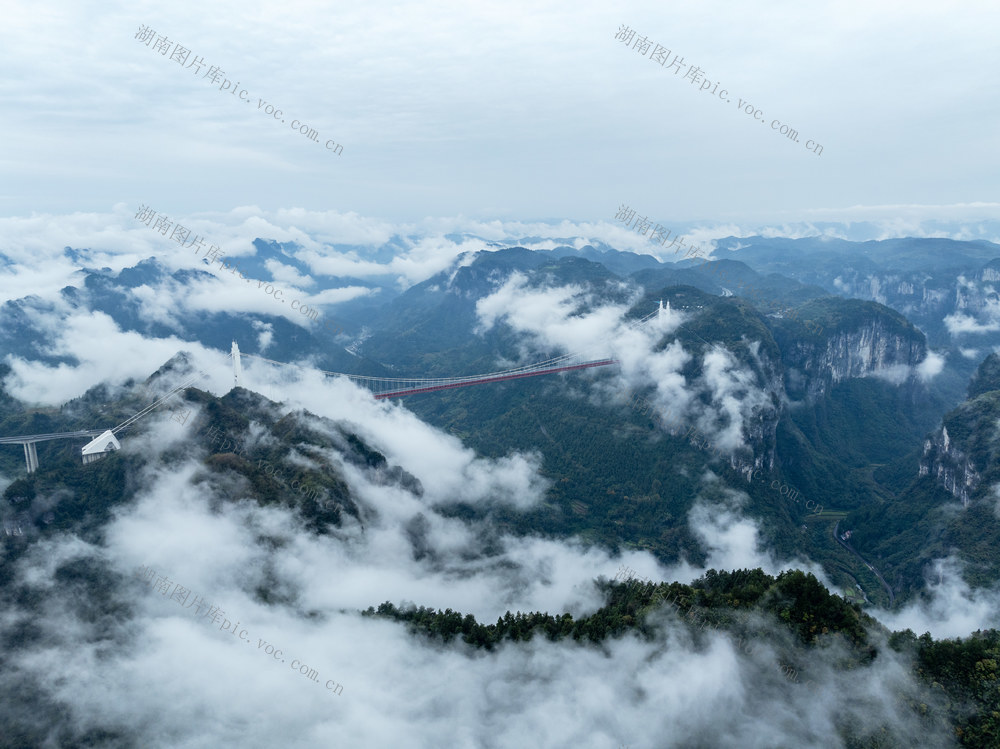 矮寨大桥 仙境 自然画卷 云海
