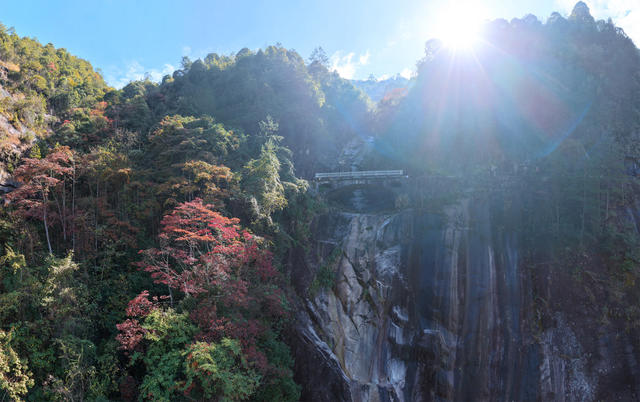 湖南桂东 东边山 山景 画布