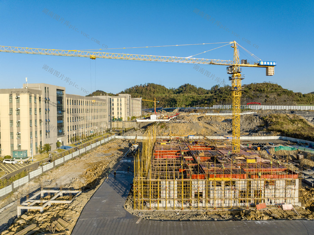 箱包皮具产业园 建设现场 配套设施