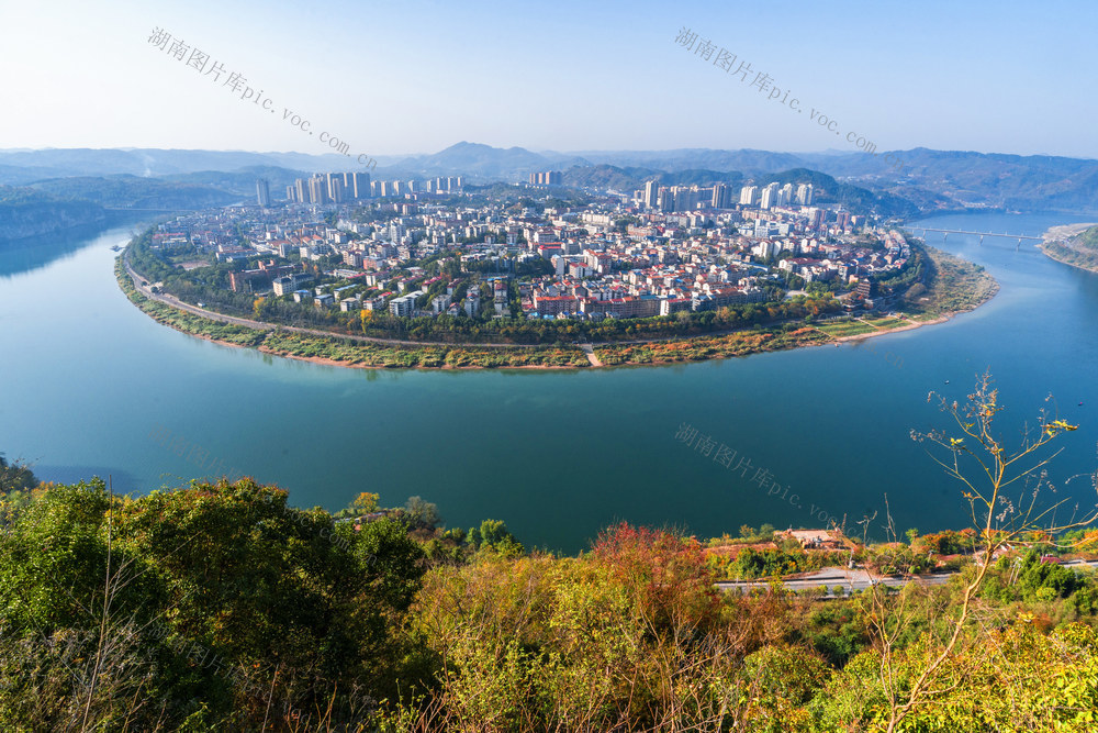 沅水明珠  画里泸溪  冬日白沙镇