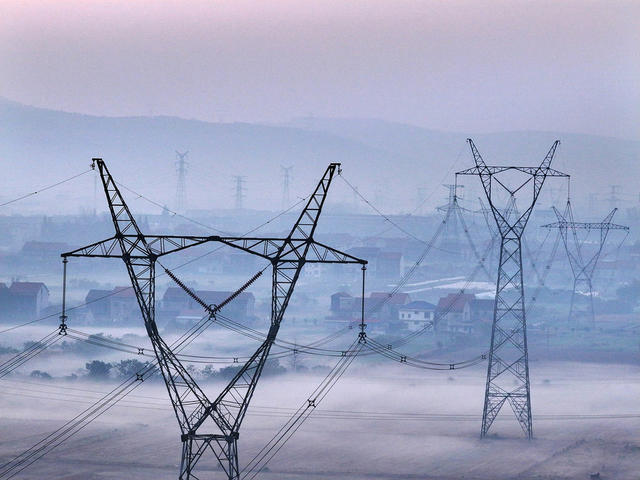 初冬  乡村  平原  晨光  薄雾  轻纱