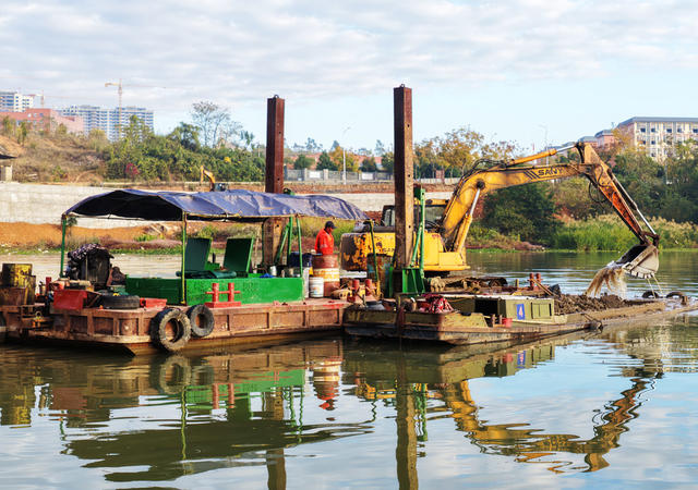 嘉禾：河道治理施工忙