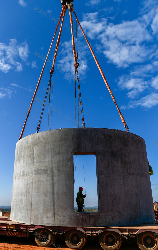 湖南道县：风电项目施工忙