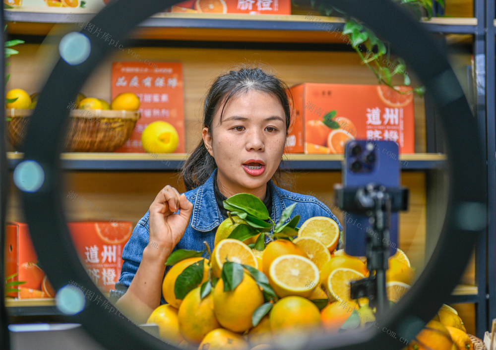 湖南道县：直播带货忙