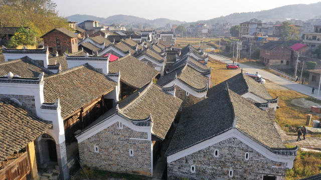 传统村落 古民居 浪石 楹联 古楹联 石刻 建筑群