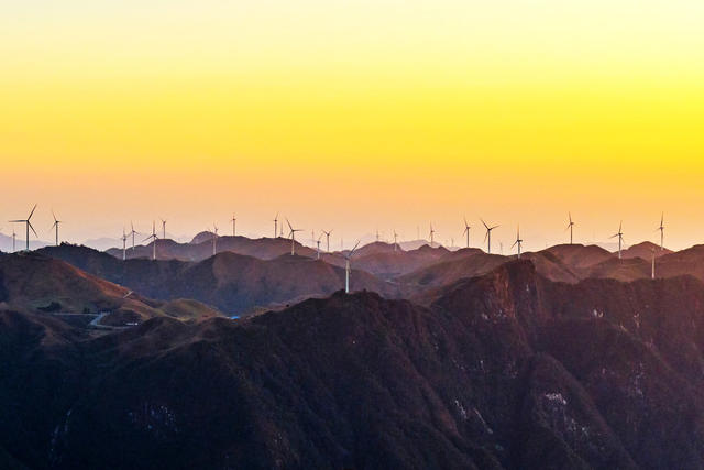 风力 发电 南山 牧场 草地