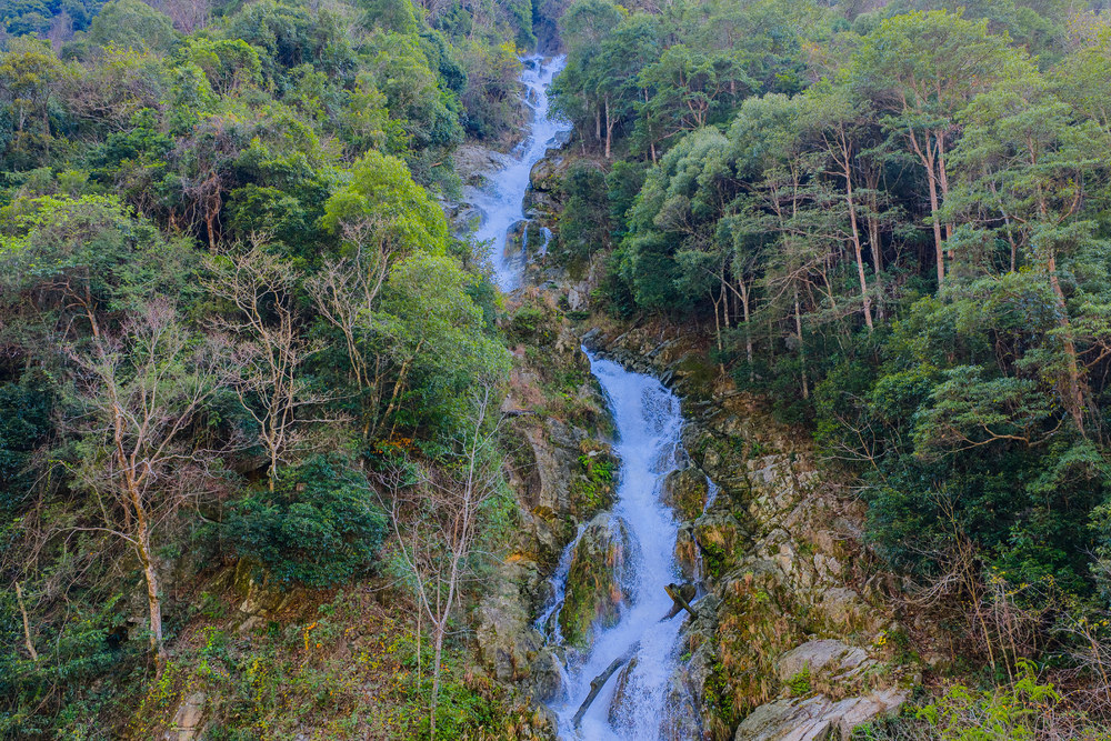 山水 瀑布 水 生态 山林