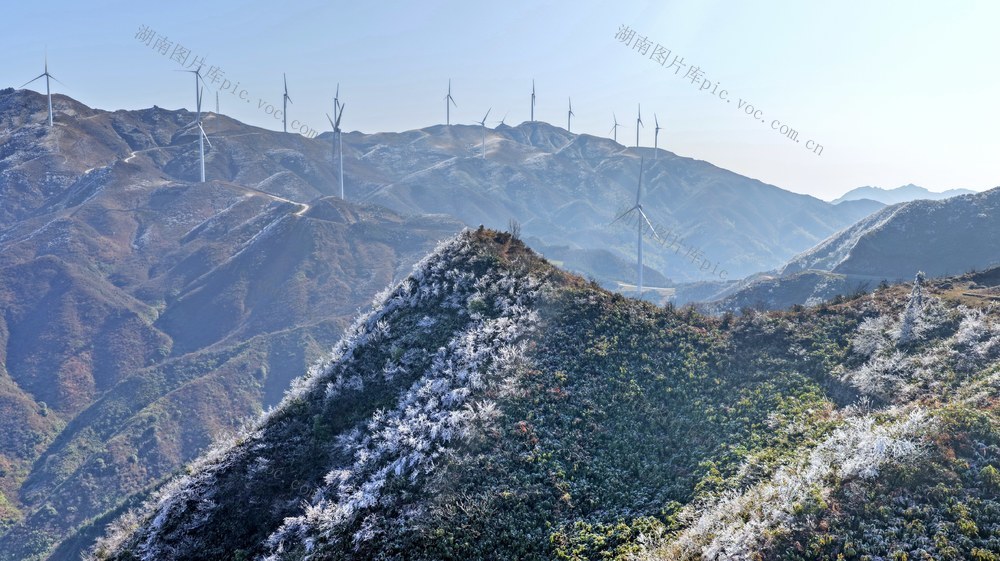 湖南  常宁  天堂山  雾凇