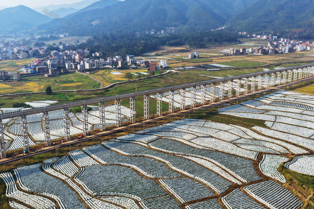 蓝山：冬日乡村田园美