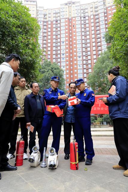 高层住宅 消防培训演练