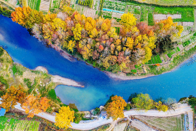 多彩 山河 初冬 色彩 生态