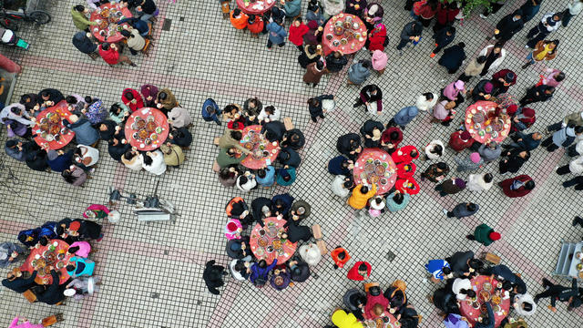 居民 元旦 物业 团拜宴 歌舞 