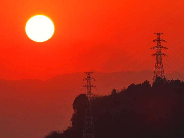 嘉禾：夕阳美景入画来  