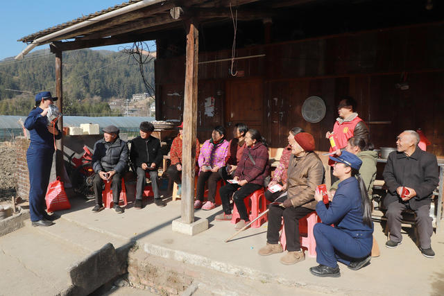 消防 安全 宣传 培训 群众 农村 冬季防火 志愿服务