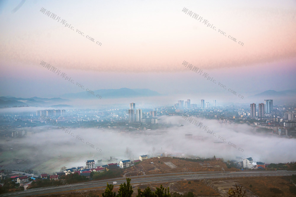 美丽乡村   风景  晨雾  美景   冬景  