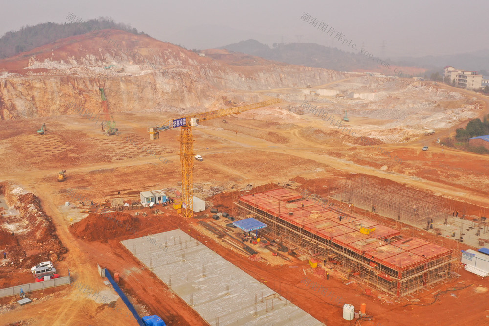 工地 冷链物流 智慧城 建设 施工 工人