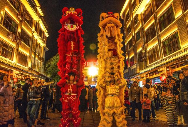 元旦  新年   非遗   傩舞  狮舞