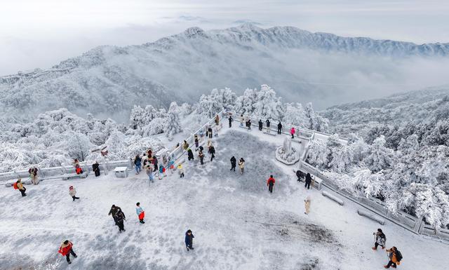 南岳 冰雪 美景