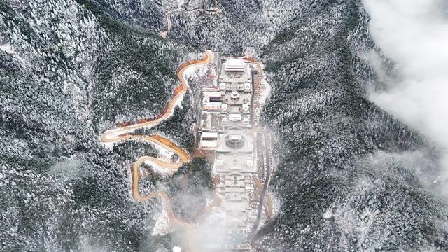 大雪  王仙岭  画卷  乡村 水墨画 冬日