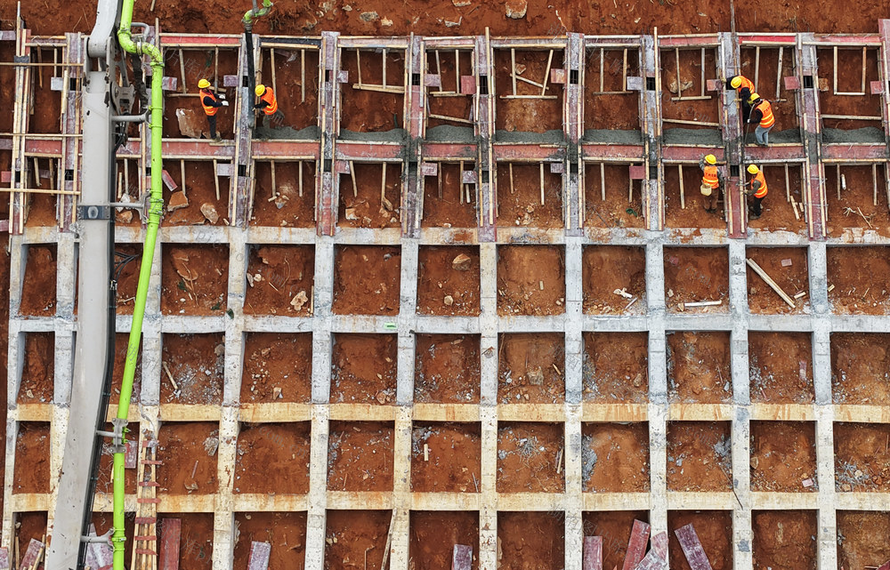 嘉禾：公路护坡施工忙