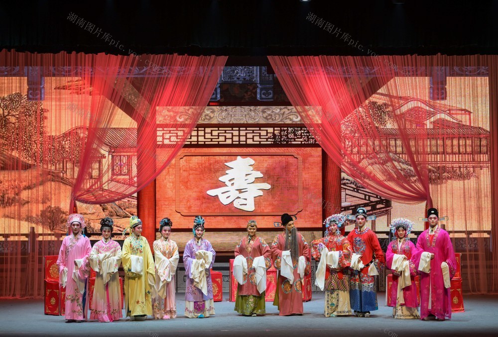 资兴市 花鼓戏 五女拜寿 毕业展演 学生 文化馆 传统艺术 