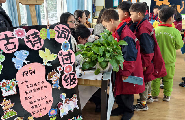 诗词 经典 学生 趣味  游园 背诵 默写