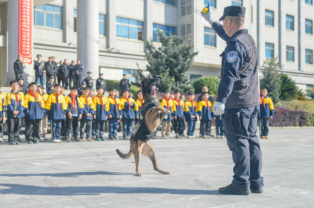 湖南道县：警民共迎警察节
