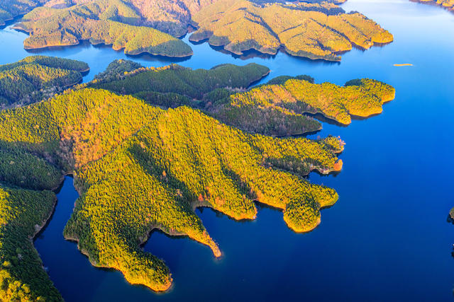 湿地 生态 水库 山水 山清水秀
