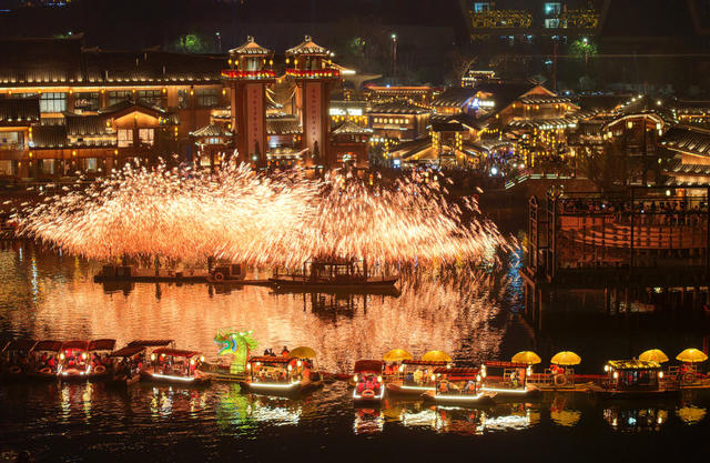 非遗 打铁花 民俗 年味