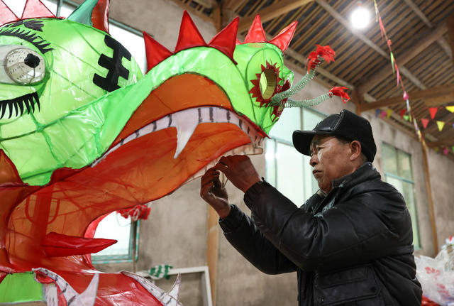 春节 龙灯 传统 