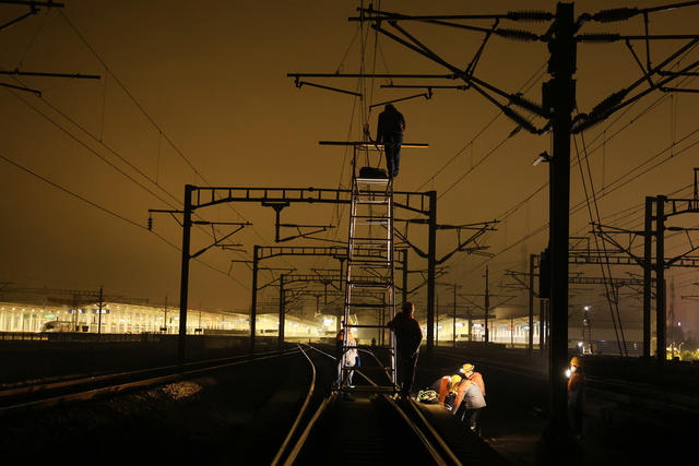 怀化高铁南站 春运 线路检修 供电段
