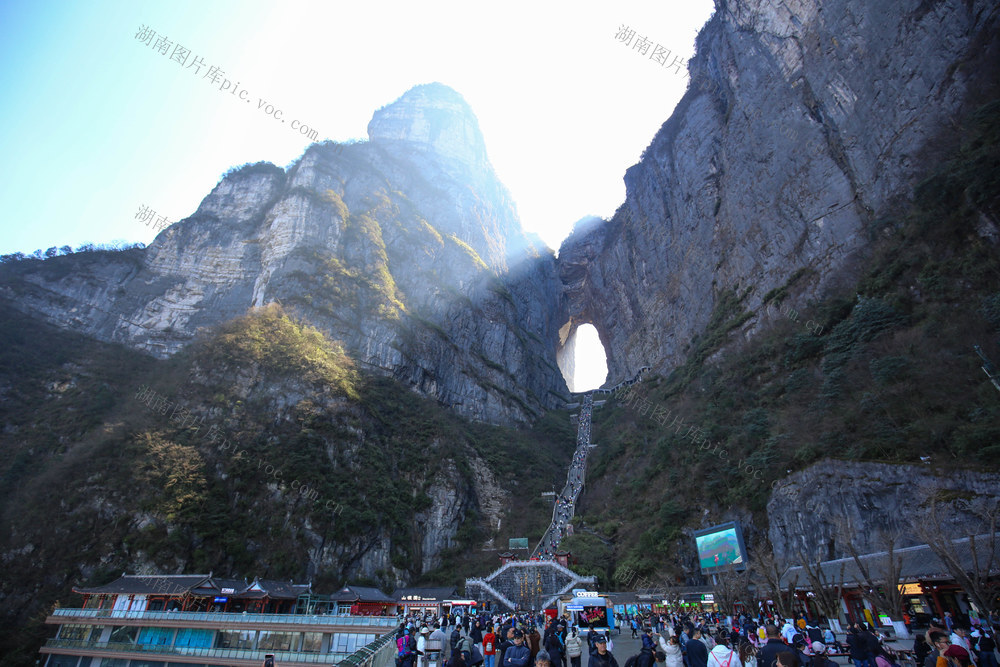 新春 天门山 春节 马年 旅游 客流