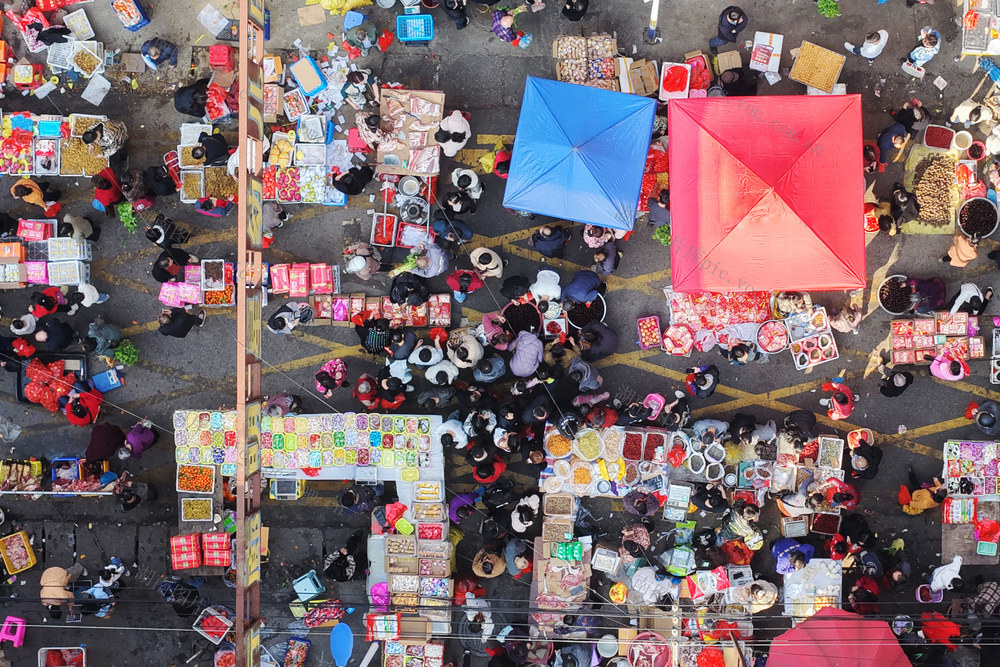 嘉禾：农贸市场人气旺