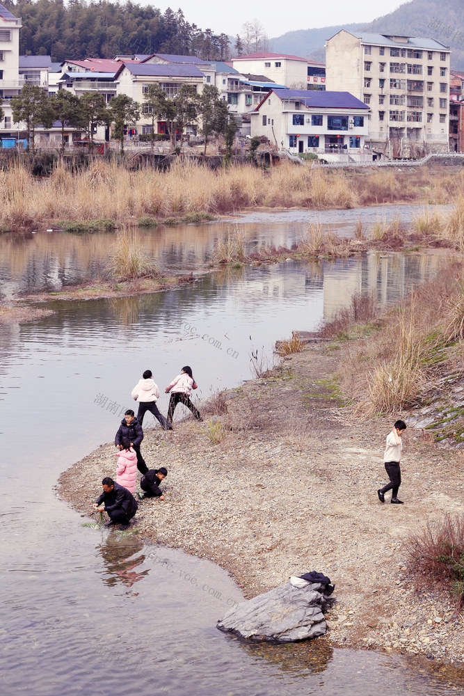 生态，河道春光美
