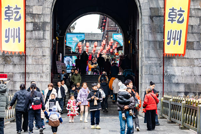 旅游  古城  湘西  春节